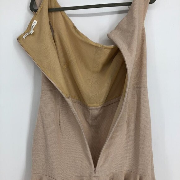 Veronica Beard Cream Colored Winnie Off Shoulder Flounce Knee Length Dress  10 - Picture 14 of 16